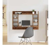 BONNIE®Table Pour Livres/fichiers - Bureau mural - Bois ancien 105 x 48 x 75 cm - Bois d'ingénierie &FR71727