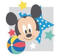 BONNINGHOFF Tableau Disney - la tête de Mickey - 35 cm x 35 cm Violet