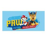 BONNINGHOFF Tableau Pat'Patrouille Chase et Marcus - paw patrol is on roll - 33 cm x 70 cm Bleu