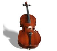 Bonnlo Violoncelle 4/4, Ensemble Complet avec Etui, Archet, Resine, Cordes et Colophane, Idéal pour Débutants et Joueurs Intermédiaires
