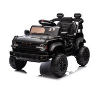 Bonnlo Voiture Véhicule électrique Enfant Audi, 12 V de 25 W, 2 Portes avec Télécommande 2.4G, Convient aux Enfants à Partir de 3 Ans, Noir