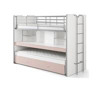 Vipack Bonny Compact80 Lits Superposs 2 Couchages Rose Clair