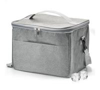 Bonny*D 13L Sac isotherme pour salle à manger, sac pour réfrigérateur, 29 x 20 x 22 cm, porte repas thermique pour voyage, bureau, camping, pique-nique, mer, imperméable, zéro déversement