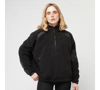 Bonny Teddy Fabric Mix Halfzip noir XS
