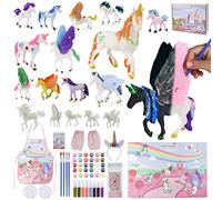 BONNYCO Licorne Jouet Fille Kit de Peinture 18 Paquet. Activites Manuelles pour Enfants avec Phosphorescence, Cadeau Fille Licorne. Loisir Creatif Enfant 3 4 5 6 7 8 9 10 Ans Anniversaire Noël