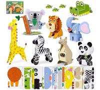 Puzzle 3D Enfant Pack 8 - BONNYCO | Activites Manuelles, Jouet Enfant Educatif, Cadeau Garcon et Fille | Maquette a Construire, Puzzle 6 Ans, Cadeau Garçon Creatif 6 7 8 9 10 Ans Anniversaire Noel