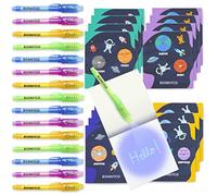 BONNYCO Stylo Encre Invisible et Carnet de Notes, Pack 16 Espace Petits Cadeaux Anniversaire pour Garçons et Filles | Cadeau Anniversaire Enfants, Jouets Pinata, Anniversaire Espace Enfant