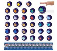 BONNYCO Yoyo Enfant Lot 32 Pièces Espace. Lot Yoyo Bois Cadeau Anniversaire Enfants Invites, Cadeaux Anniversaire Invités. Petit Jouet Pinata, Pochette Surprise, Goodies Élèves Galaxie