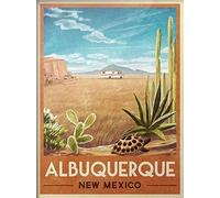 Bonoff Plaque en métal vintage Breaking Bad 30,5 x 20,3 cm de Albuquerque New Mexico Art