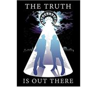 Bonoff Plaque en métal vintage « The Truth is Out There » - Décoration murale - 30,5 x 20,3 cm
