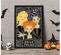 Bonoff Poster vintage Hocus Pocus, Andersonisters, affiche de sorcière, décoration Hocus Pocus, affiche de sorcière, affiche murale en métal 20,3 x 30,5 cm