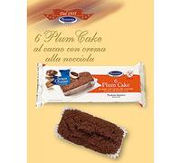 Bononia Plum gâteau avec la crème à Cacao A Hazel gluten 270g 6 Pieces