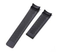 BONOOL Bracelet de montre étanche en caoutchouc 22 mm 24 mm pour homme et femme