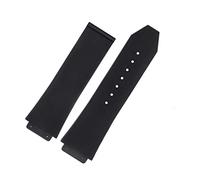 BONOOL Pour HUBLOT Classic Fusion Universe Big Bang Series Hommes Femmes Bracelet de montre en silicone noir Bracelet de route à rayures verticales 26mm * 19mm