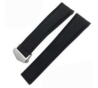 BONOOL Pour Tag Heuer CARRERA AQUARACER 20mm 22mm Bracelets de montre toile Nylon cuir bracelet de montre boucle pliante noir bracelet de montre