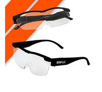 Bonplus BP | Loupes avec Lumière LED | Cadre Souple et Léger | Grossissement 160% | A Lire comme à Faire n'importe Quel Travail ou métier