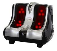 Bonplus BP Masseur des pieds et des jambes avec chaleur, machine de massage des pieds Shiatsu, massage profond des tissus, 3 niveaux d'intensité, fonction chaleur, amélioration de la circulation
