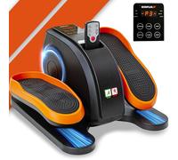 Bonplus BP Mini elliptique électrique bidirectionnel | Entraîneur de jambes | Télécommande | Écran vitesse et calories | 3 programmes