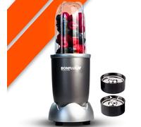 Bonplus BP | Natur Bullet | Technologie Cyclonique Brevetée | Extracteur de Jus | 400W | Mélangeur Multifonction | Package Complet