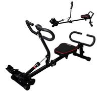 Bonplus BP | Rameur Réglable | HydraFit Rower | Rameur Multifonctionnel | 12 Niveaux de Résistance | Comptoir Inclus | Système Hydraulique | 3 Niveaux d'intensité | Pliant