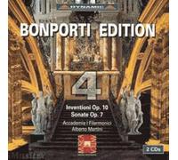 Bonporti Edition Vol. 4 : Intégrales Des Oeuvres Orchestrales, Invenzioni Opus X, Sonate Pour Violon Opus Vii