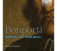 Bonporti – Sonates Op.4 pour 2 violons et basse continue – CD – Edel