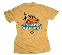 BONPUR Island Hoppers Tom Magnum TV Tshirt Fan 80S Hawaii Men T-Shirt Thomas Retro Cult Size XXL