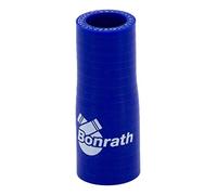 Bonrath Durite Silicone réducteur droite - Longueur: 76mm - Ø19>16mm, Blue