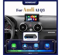 BONROAD - Module d'interface sans fil CarPlay Android Auto, pour Audi A1 Q3 2011-2018, avec adaptateur de Navigation Bluetooth Mirror Link Q3 HNR