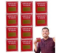 Bons à gratter pour la Saint-Valentin - Cartes à gratter amusantes pour couples rouges sur le thème de l'amour | Cartes créatives surprise pour rendez-vous galant, coupons de Saint-Valentin pour mari