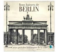 Bons baisers de Berlin : Cartes postales historiques de la ville (Calendrier mural carré 2026 30 x 60 cm (ouvert)) Calendrier double avec une page pour vos prises de notes