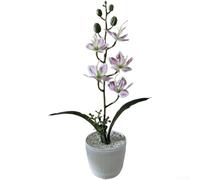 Bonsaï artificiel de jasmin pour bureau, décoration de maison, bureau, accessoire de photographie rouge, violet, blanc, bleu, rose, 37,5 cm (rose)