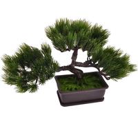 Bonsaï artificiel en pot 26x21x13cm Plante artificielle Décoration de table Décoration de fenêtre