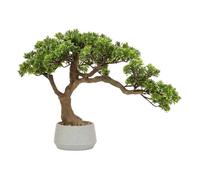 Bonsaï artificiel en pot ""Polin"" pot en céramique vert H45cm - Atmosphera createur d'interieur