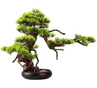 Bonsaï Artificiel, Fausses Plantes Vertes En Pot, Décoration De Bureau, Simulation De Bienvenue, Bonsaï De Pin Pour La Décoration De Bureau, Salon, Entrée, Salle De Thé, Arbre En Pot, Décoration De B