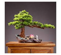 Bonsaï artificiel - Grande plante verte d'intérieur pour la décoration de la maison et du bureau, décorations artificielles en pot, parfaites pour la décoration du salon et du bureau