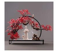 Bonsaï Artificiel Plantes de Simulation Plantes Vertes Ornements en Pot Fleurs artificielles Salon Pin de Bienvenue Bonsaï Bureau Décoration créative Ameubleme