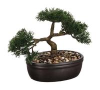 Atmosphera Créateur d'intérieur - Plante Artificielle en Pot Bonsai 23cm Vert Multicolore G