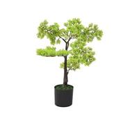 Bonsaï de Cyprès Artificiel avec Pot Plante Artificielle Fausse Plante Décoration Salon Extrée Salle de Séjour Bureau Intérieur 60 cm Vert