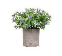 Bonsaï décoratif en pot pour bureaux et étagères, conçue pour fournir de la verdure toute l'année et des accents floraux à l'intérieur (violet)