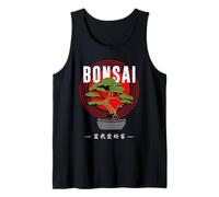 Bonsai Enthusiast Illustration Soleil Levant Retro Débardeur