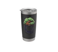 Bonsaï esthétique avec poche bombée, design amusant, bonsaï Gobelet isotherme en acier inoxydable double paroi