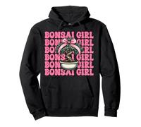 Bonsaï Fille Arbre Japonais Zen Rose Coquette Noeud Sweat à Capuche