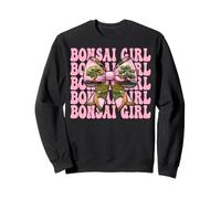 Bonsaï Fille Arbre Japonais Zen Rose Coquette Noeud Sweatshirt
