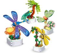 Bonsaï Fleurs et Insectes HOGOKIDS Jeu de construction 830PCS Décoration à créer Cadeau idéal pour enfants et adultes dès 6 ans