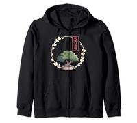 Bonsaï Japonais Kawaii - Nature Pleine Conscience Zen Sweat à Capuche