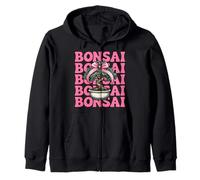 Bonsaï Japonais Zen Fille Maman Rose Coquette Bow Sweat à Capuche