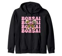 Bonsaï Japonais Zen Fille Maman Rose Coquette Bow Sweat à Capuche
