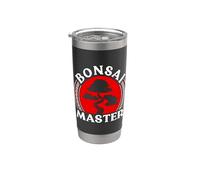 Bonsaï Master - Pot de fleurs japonais - Jardinage - Bonsaï Gobelet isotherme en acier inoxydable double paroi