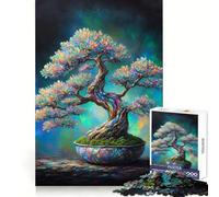 Bonsaï Opale Puzzle 1000 Pièces Cadeau pour Adultes Jeu de Réflexion Loisirs Qualité Joli Cadeau (38x26cm)